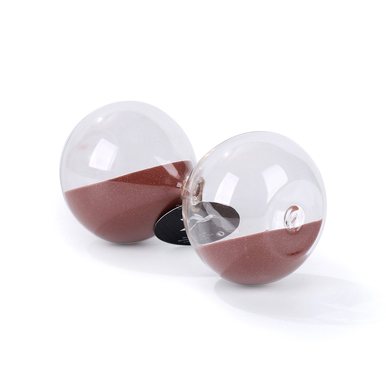 Swisselite Biloba Puff Sand Timer/Hourglass Sand Timer - Inspired Glass/Home, Desk, Office Decor